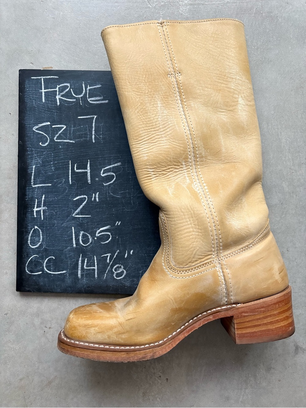 FRYE πΊπΈ Campus 14L Boots Size 7 - Picture 16 of 16